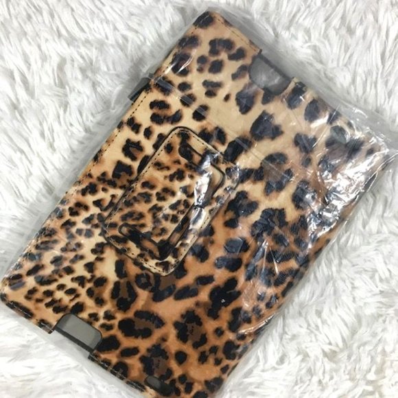 NWOT Kindle Fire HD 7 Leopard Folio Case w/ Auto Sleep/Wake Feature - Picture 11 of 11